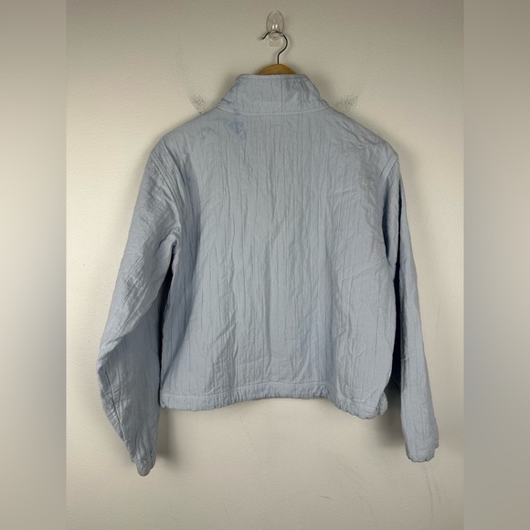 Kith Blue Textured Hunter 1/4 Zip Sweater Women’s Sz M - Picture 7 of 8
